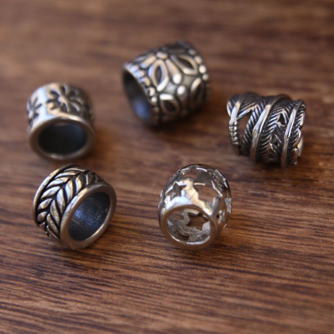 Nature Dread Beads | Set Of 5