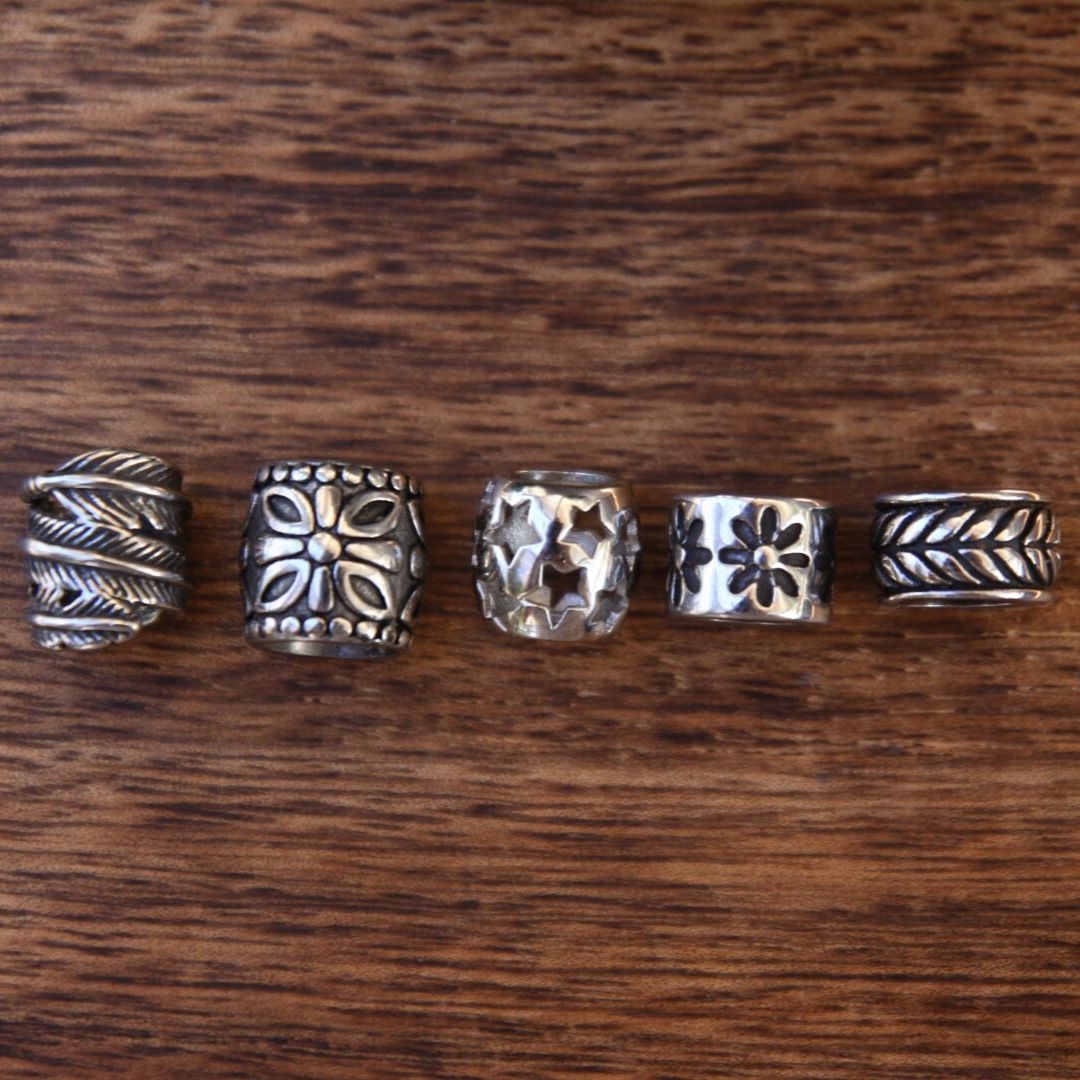 Nature Dread Beads | Set Of 5