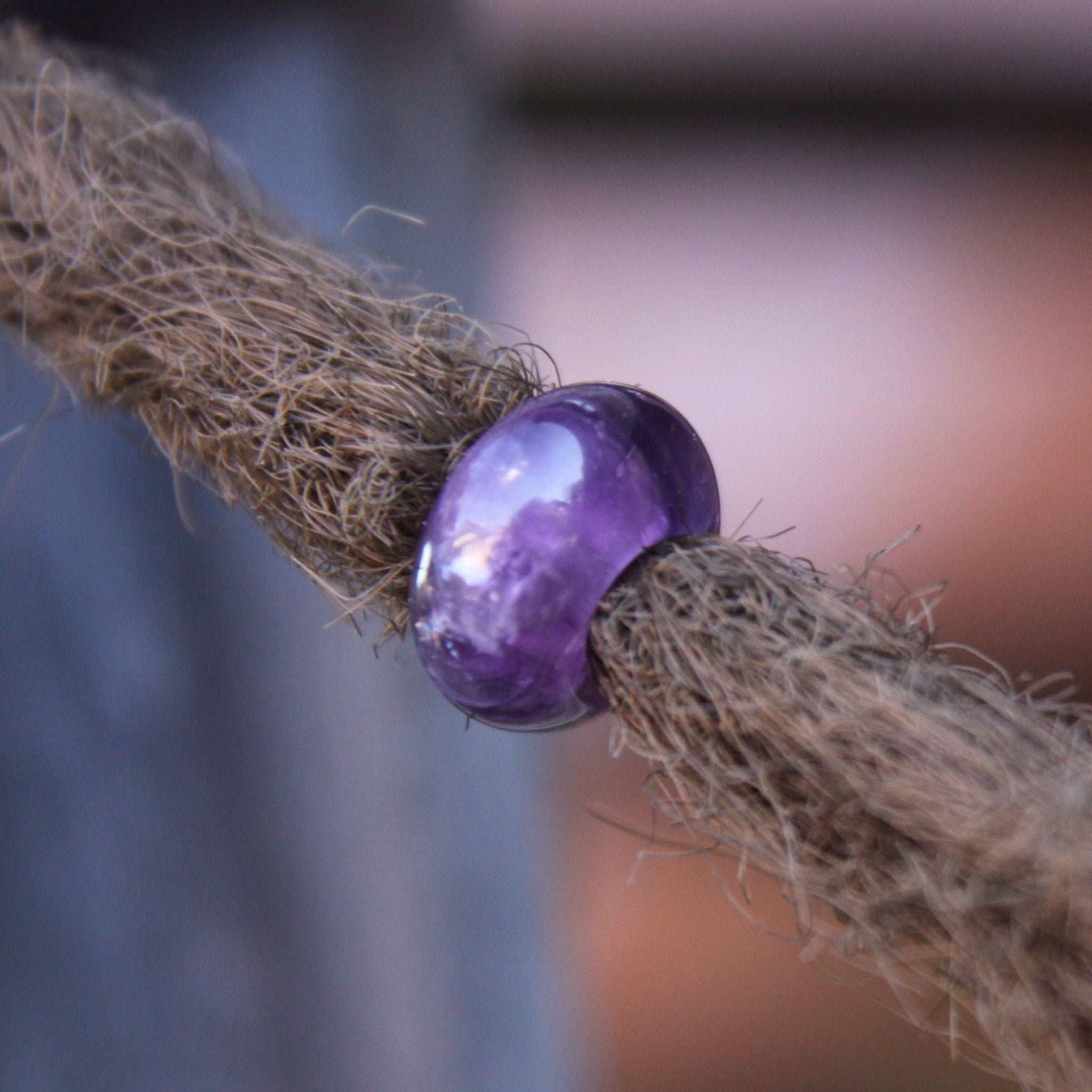 Amethyst Dreadlock Beads