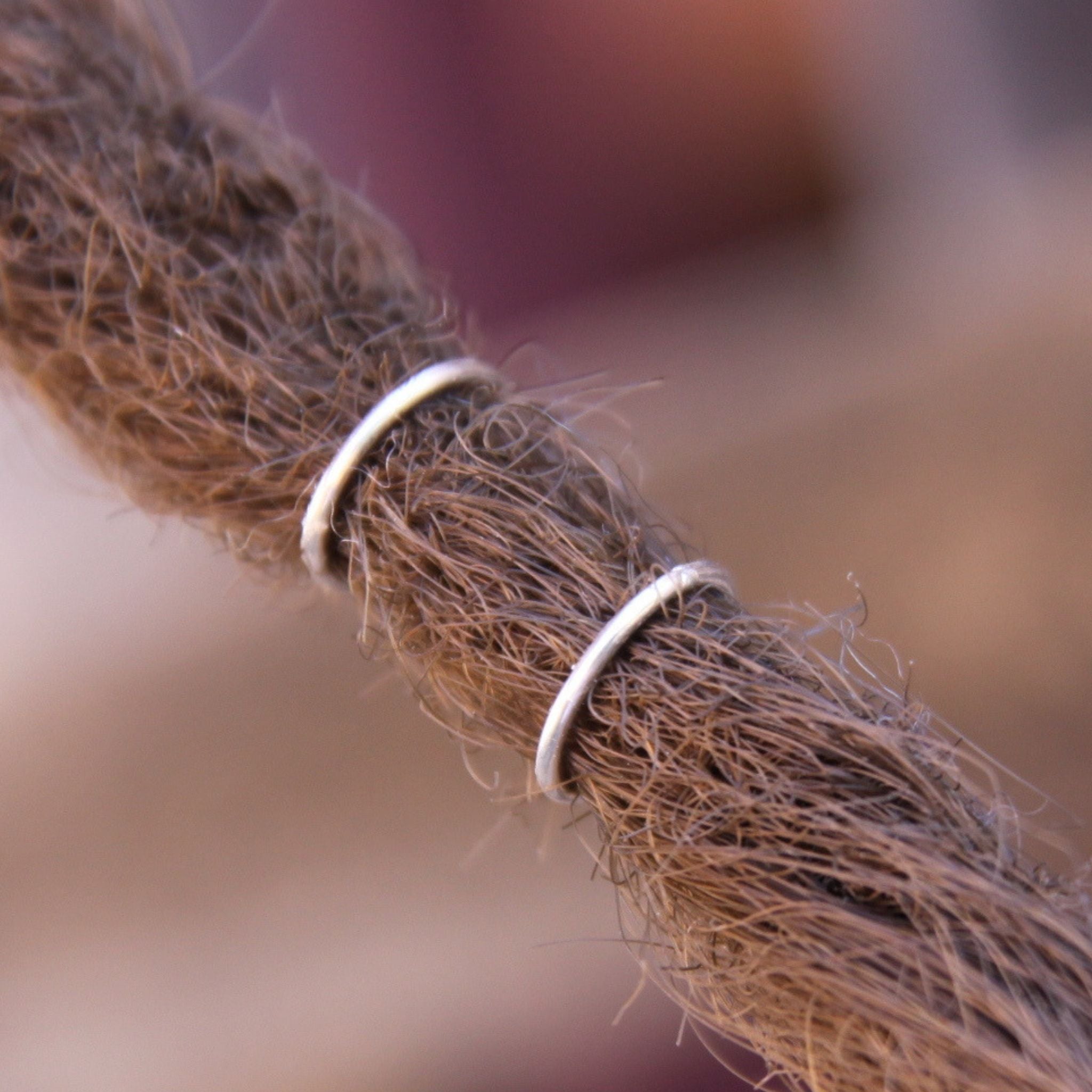 Sterling Silver Dreadlock Rings