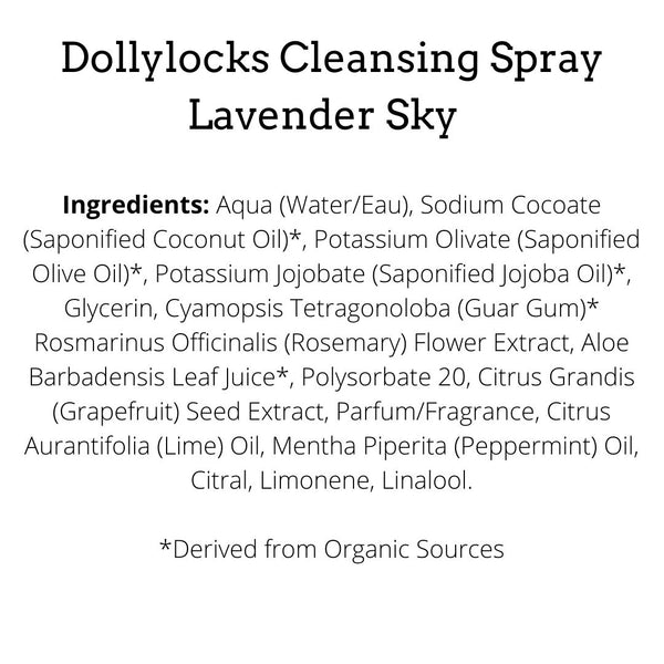 Dollylocks Lavender Sky Refreshening Spray 236ml/8oz – Hippy Happy