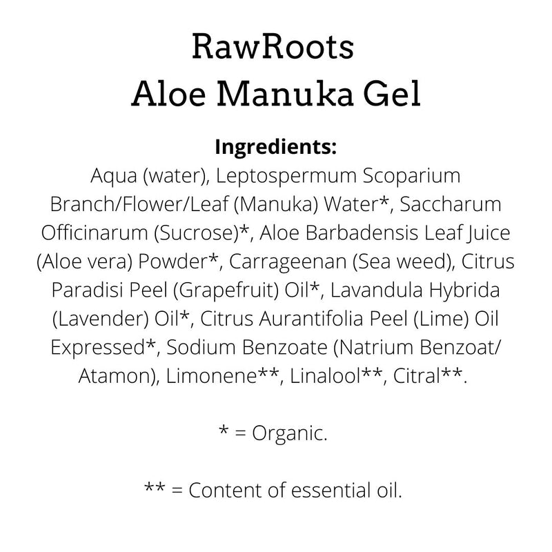 Raw Roots Aloe Manuka Tightening Gel