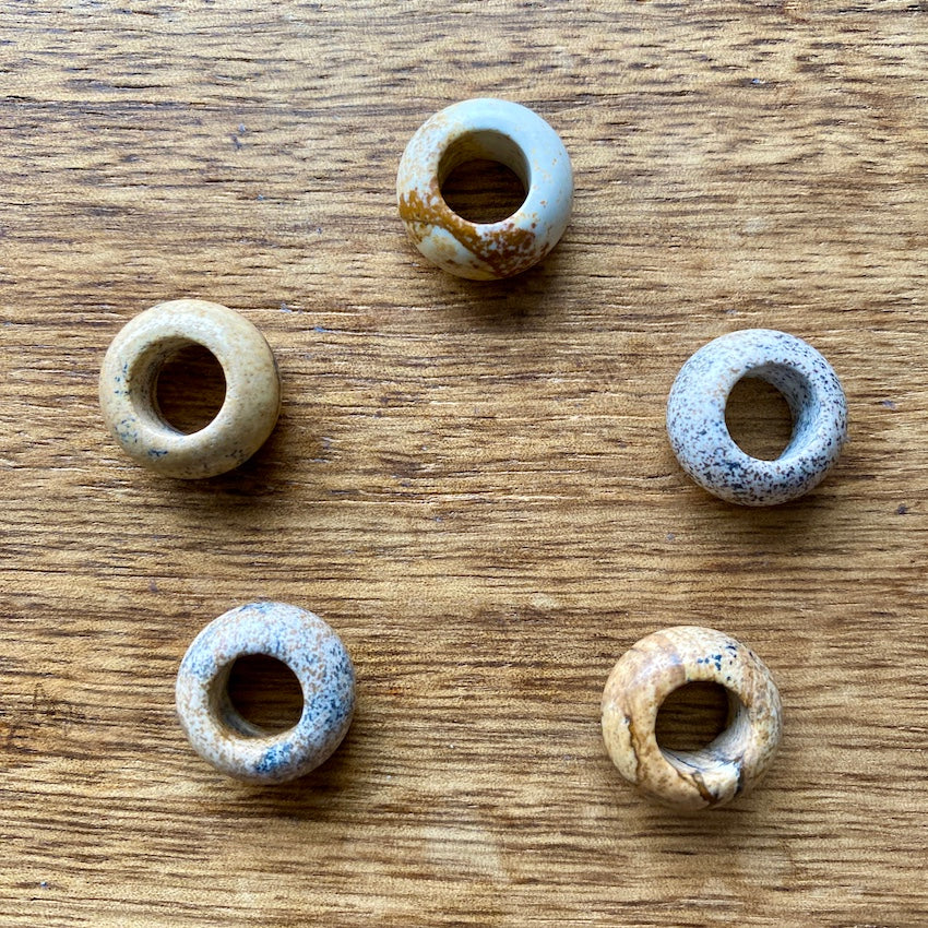 8mm Gemstone Dreadlock Beads