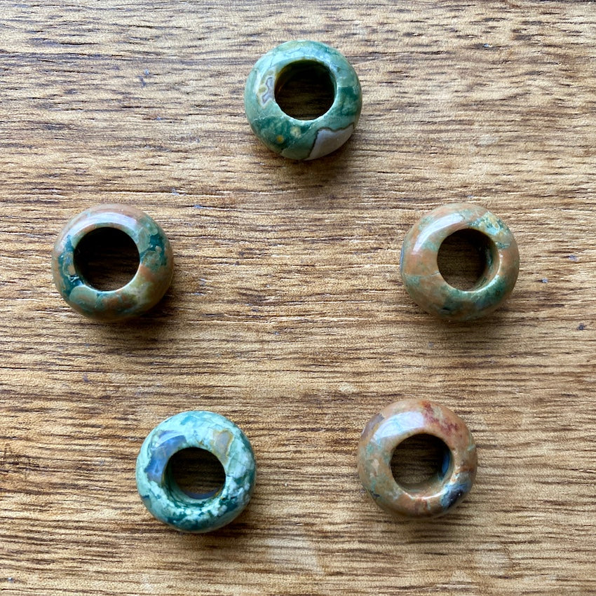 8mm Gemstone Dreadlock Beads