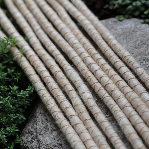 Wool Felt Spiralocks - Creamy Oatmeal