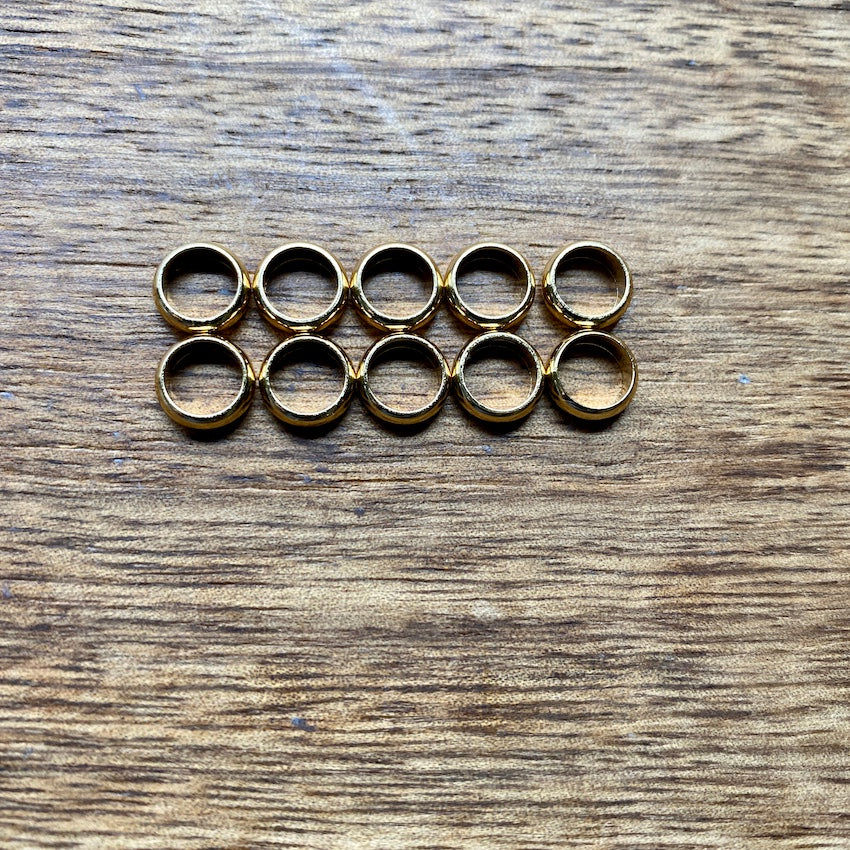 18K Gold Plated Stainless Steel Rings | Set Of 10