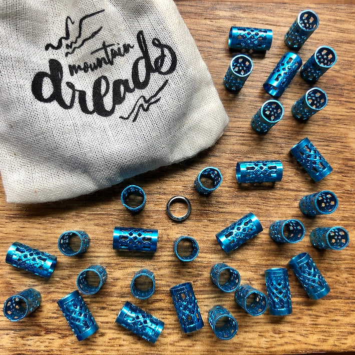 Blue Filigree Cuffs | Set Of 40