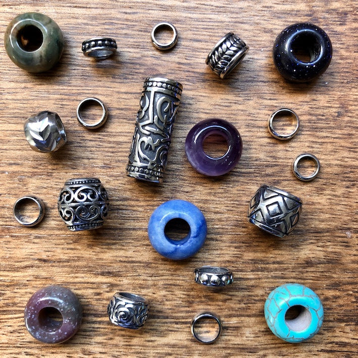 Star Gazer Dreadlock Beads | Set Of 20