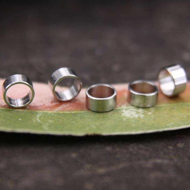 Small Dreadlock Rings, set of 15 (view 2) - Mountain Dreads