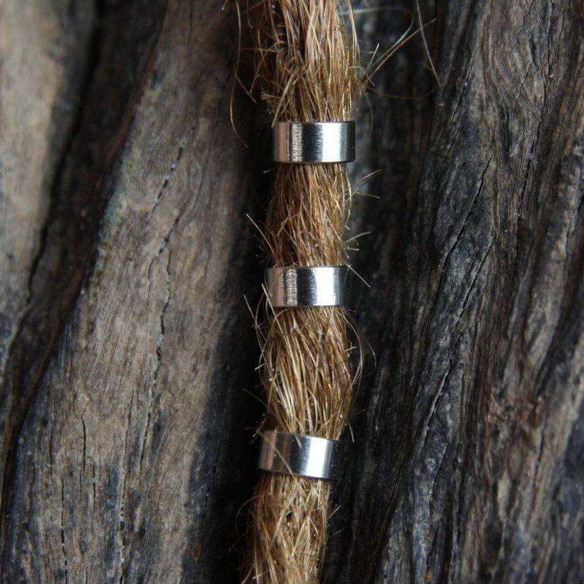 Small Dreadlock Rings, set of 15 - Mountain Dreads