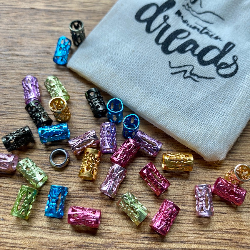 Micro Filigree Dread Cuffs | Set Of 40
