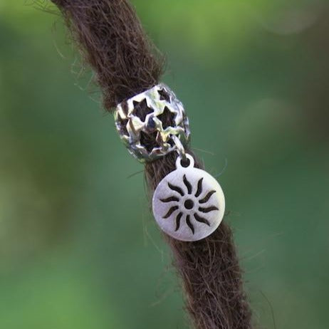 Star and Sun Dread Bead
