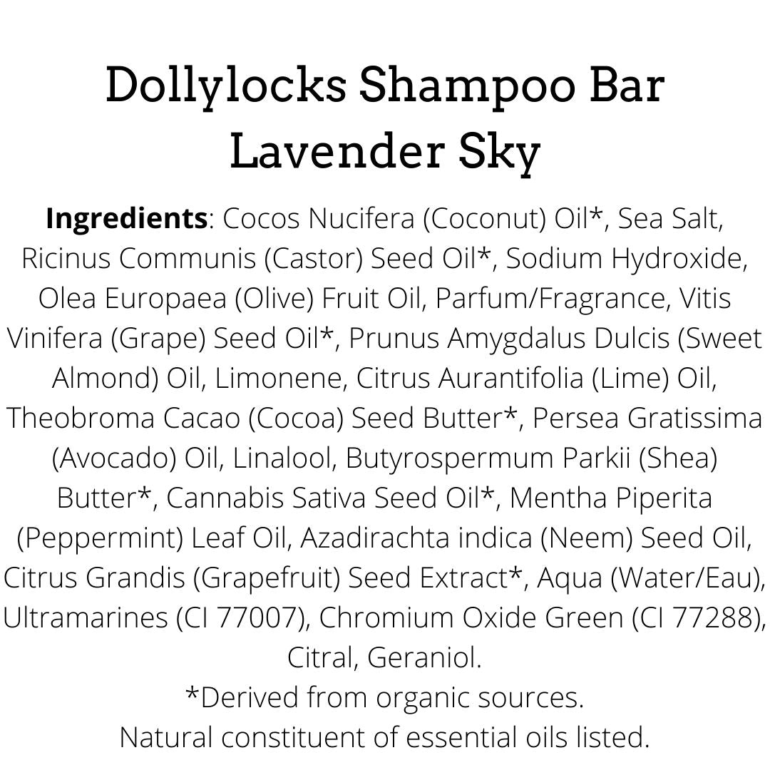 Dollylocks Shampoo Bar | Lavender Sky