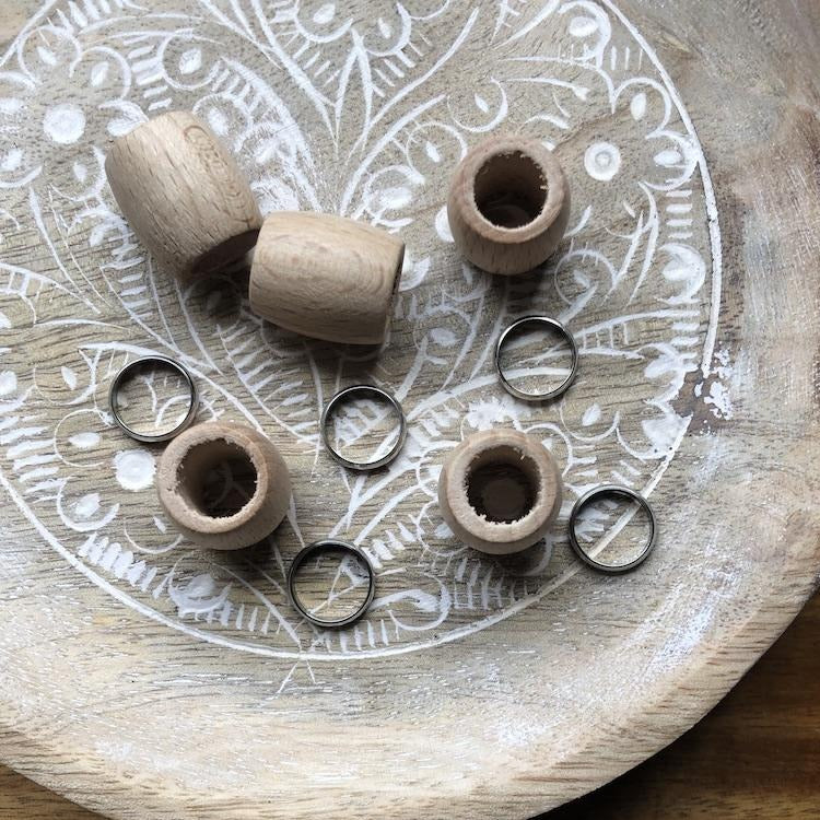 Large Dreadlock Beads | Set Of 10