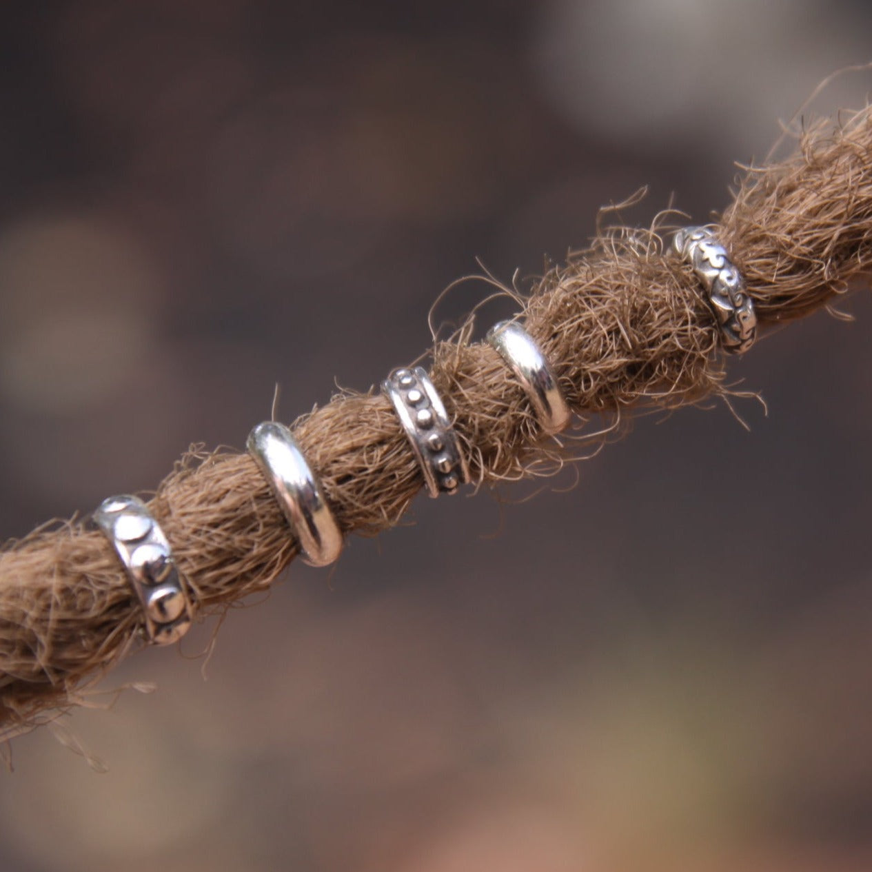 Stainless Steel Dreadlock Rings Mix