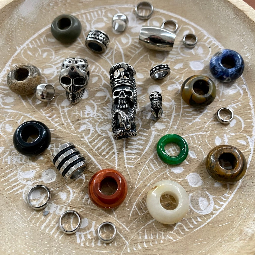 Caribbean Dreadlock Beads | Set of 25