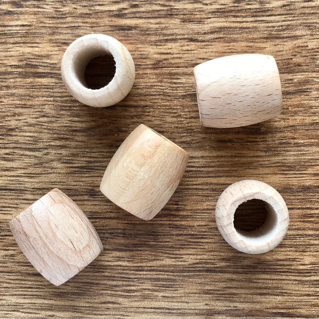 Large Wooden Dreadlock Beads