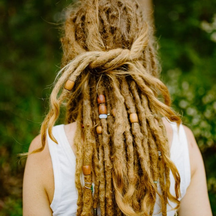 Large Dreadlock Beads | Set Of 10