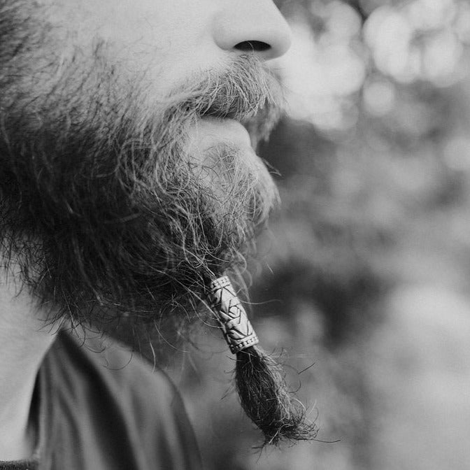 Beard Beads Star Tube | Set of 2