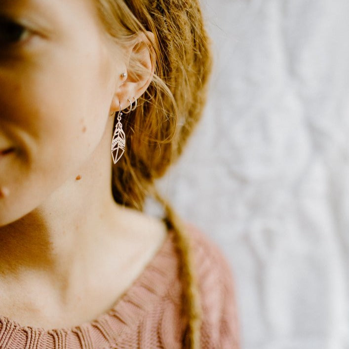 Boho Feather Earrings