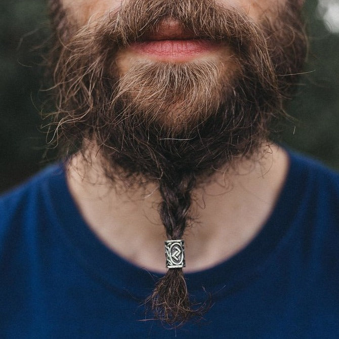 Beard Beads Viking Runes | Set Of 2