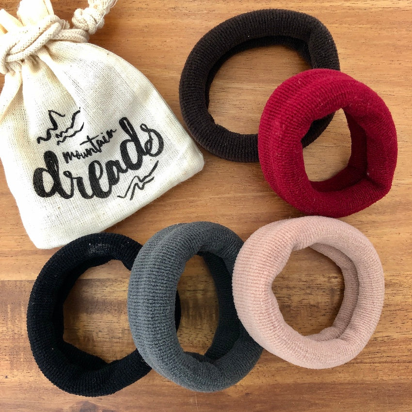 Wide Stretchy Dread Ties