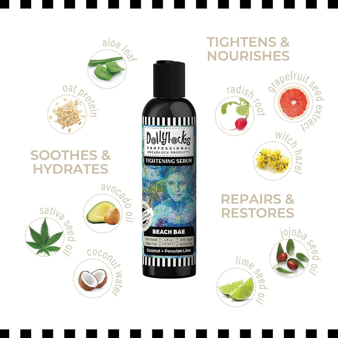 Dollylocks Tightening Serum | Coconut Lime | Beach Bae