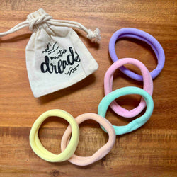 Pastel Stretchy Dread Ties