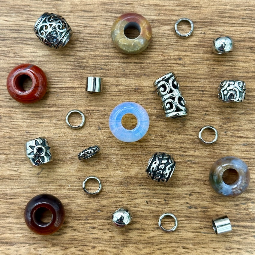 Desert Sands Dreadlock Beads | Set Of 20