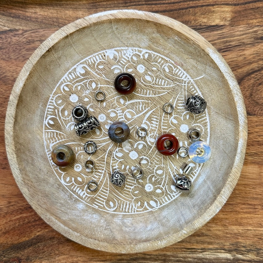 Desert Sands Dreadlock Beads | Set Of 20