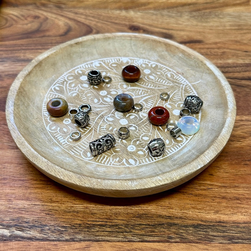 Desert Sands Dreadlock Beads | Set Of 20