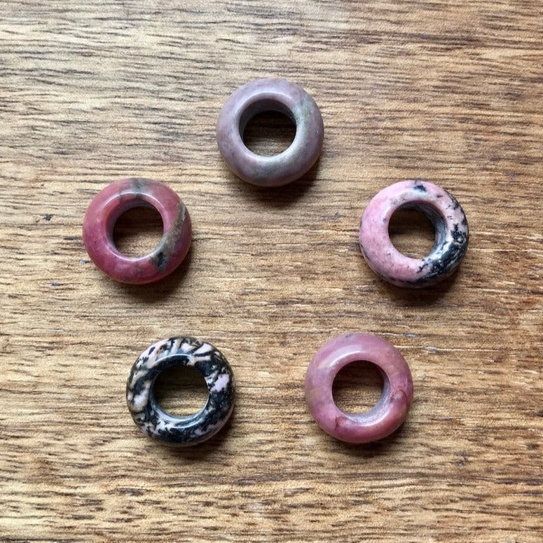 Pink Rhodonite Gemstone | Set Of 5