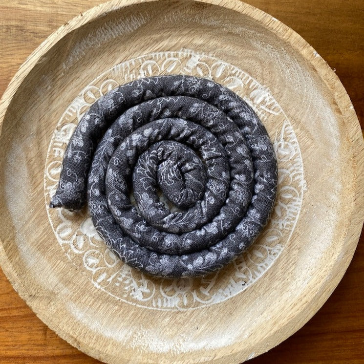 Grey Paisley Vegan Spiralocks