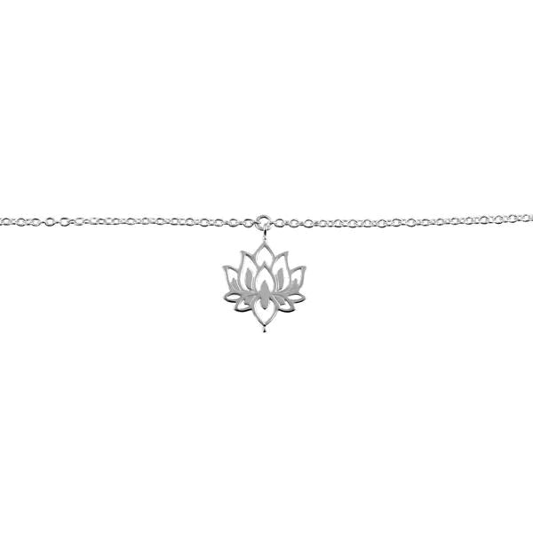 Sterling Silver | White Lotus Anklet