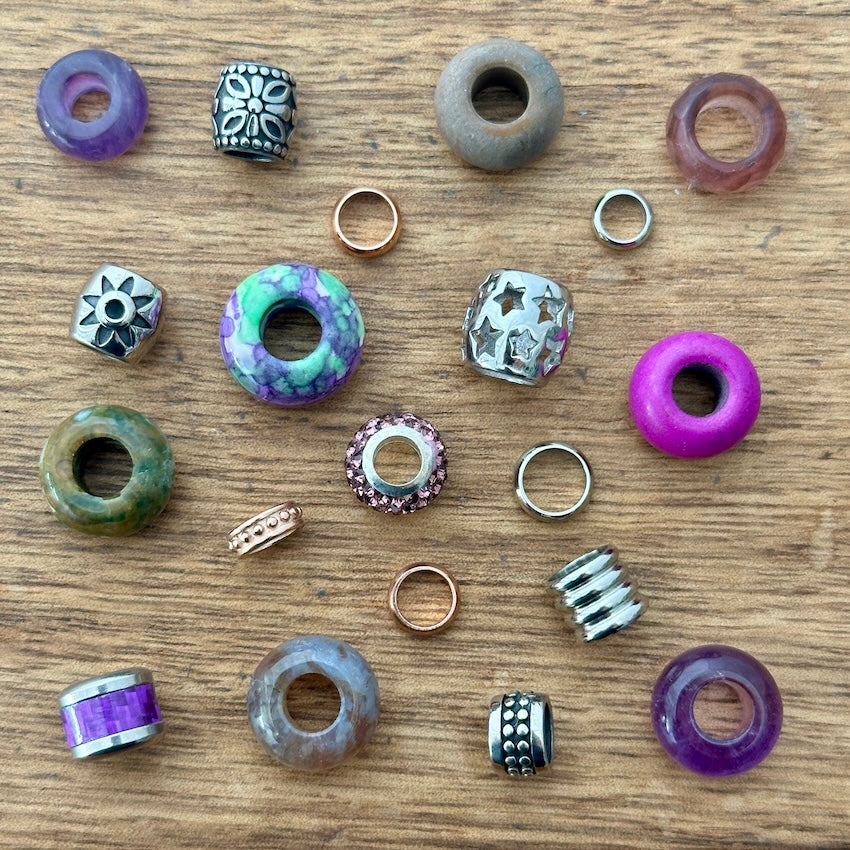 Aurora Dreadlock Beads | Set Of 20