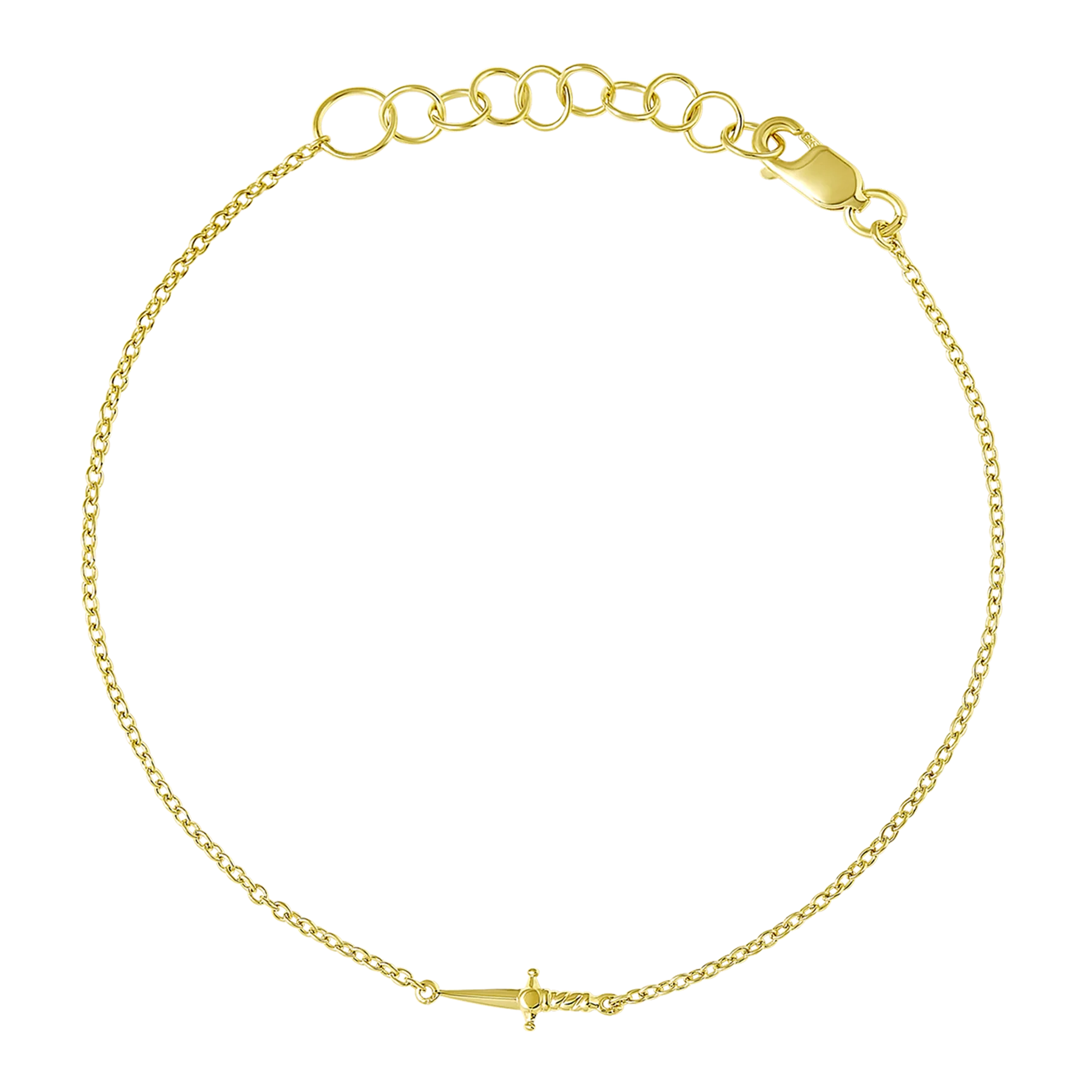 Cosmic Dagger Bracelet Gold