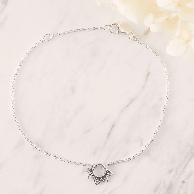 Sterling Silver | Rising Sun Bracelet