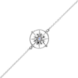 Sterling Silver | Guiding Light Compass Bracelet