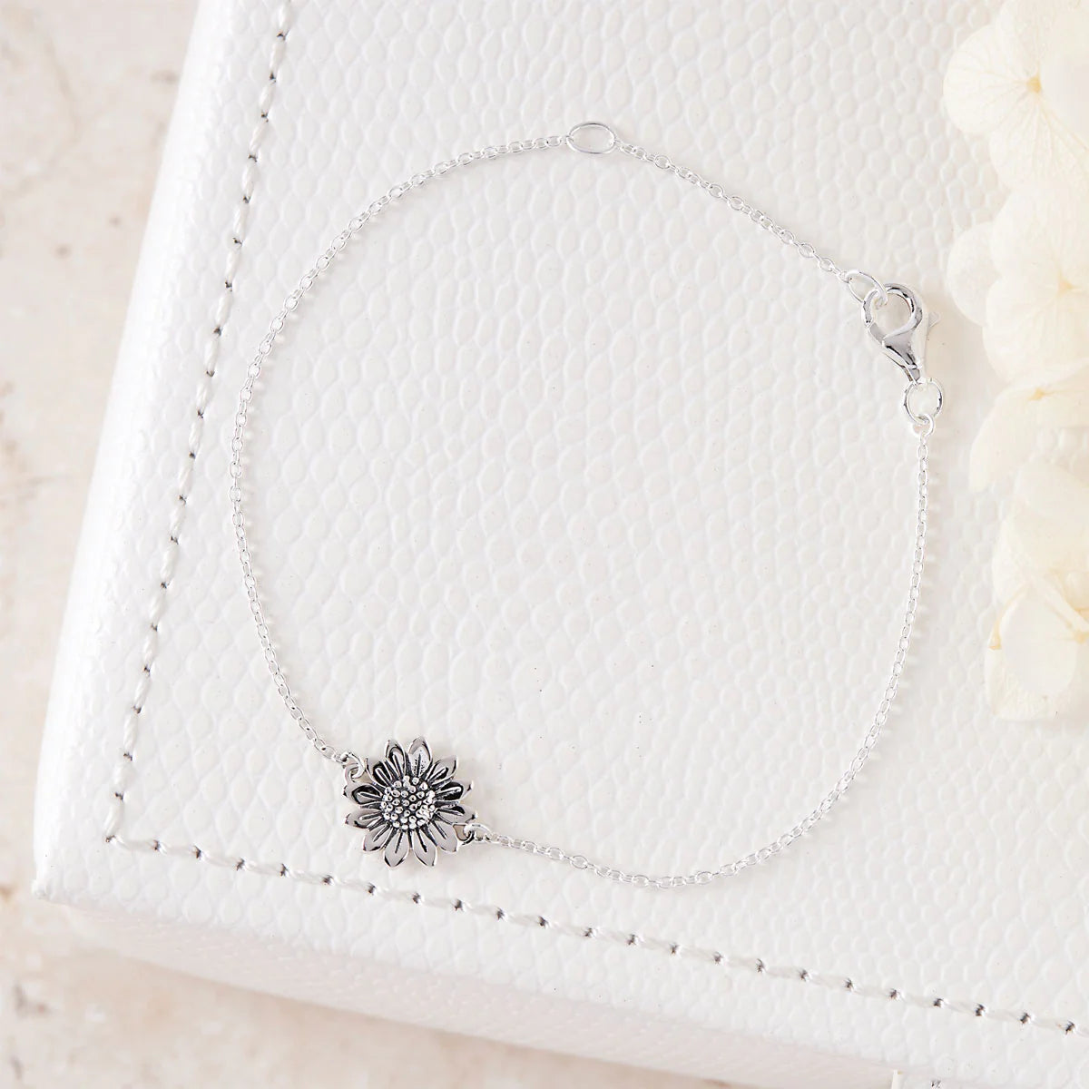 Sterling Silver | Blossoming Sunflower Bracelet – Mountain