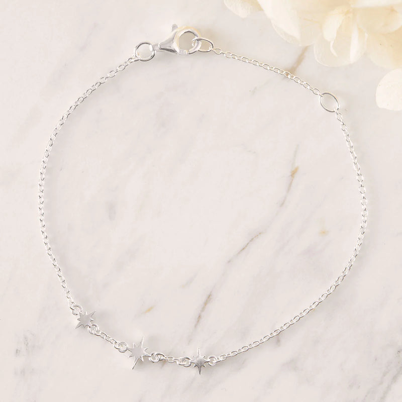 Sterling Silver | Celestial Star Bracelet