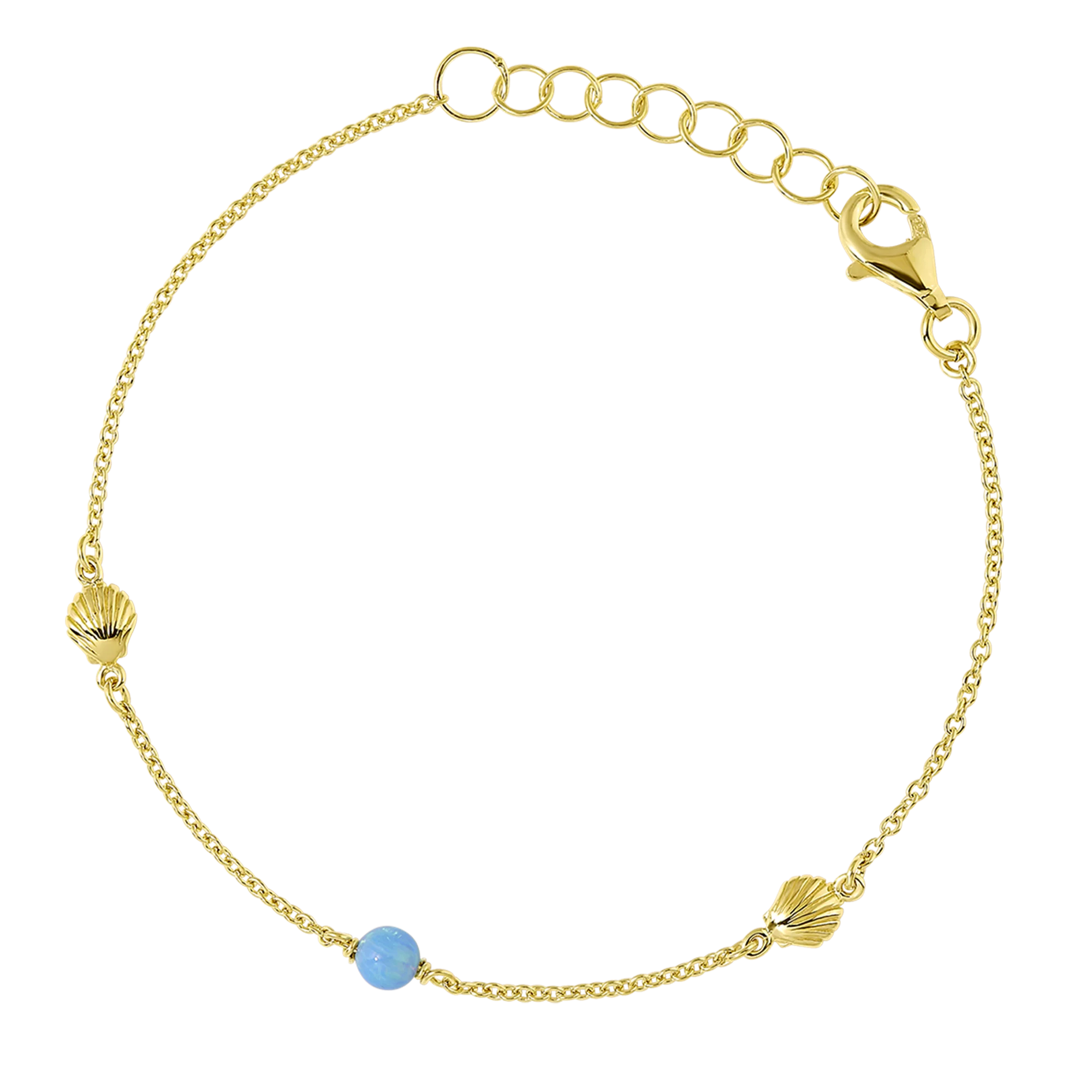 Oceanic Opal Bracelet Gold