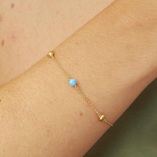 Oceanic Opal Bracelet Gold