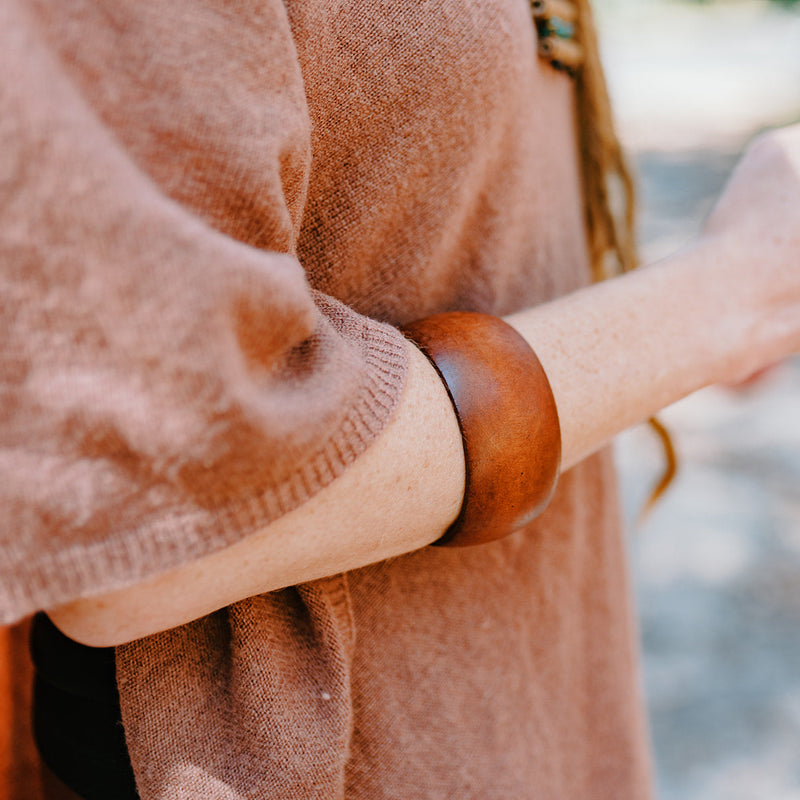 Large Wooden Bangle