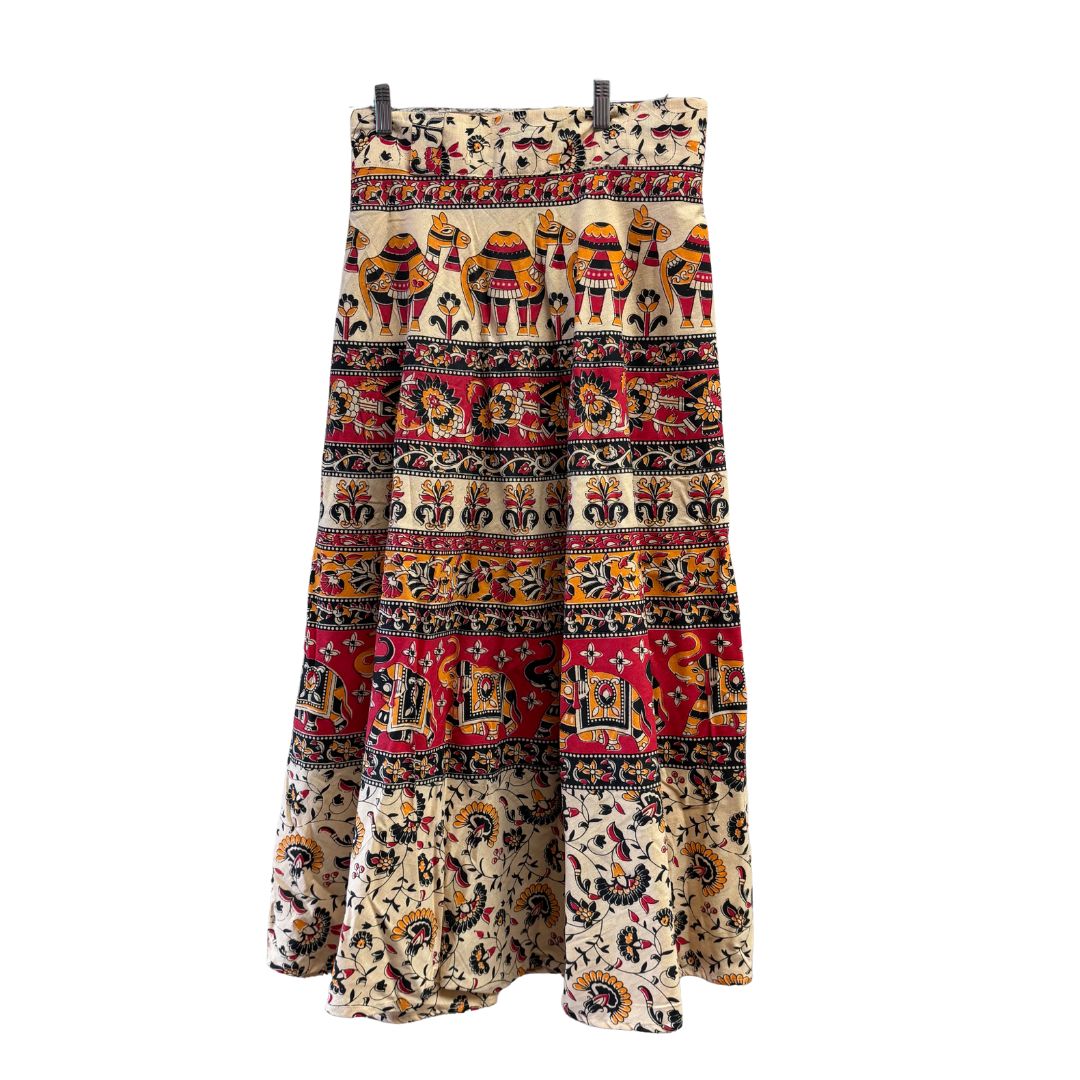 Nihira | Long Cotton Wrap Skirt