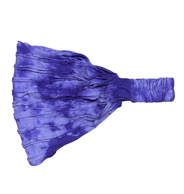 Purple Cotton Elastic Back Headband - Mountain Dreads
