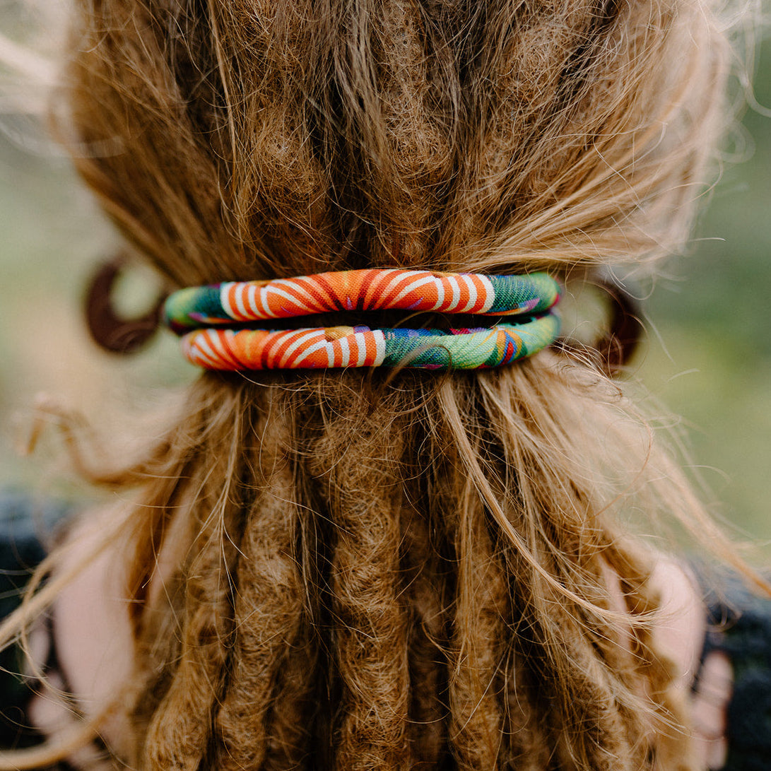 Tropical Rainbow Vegan Spiralocks