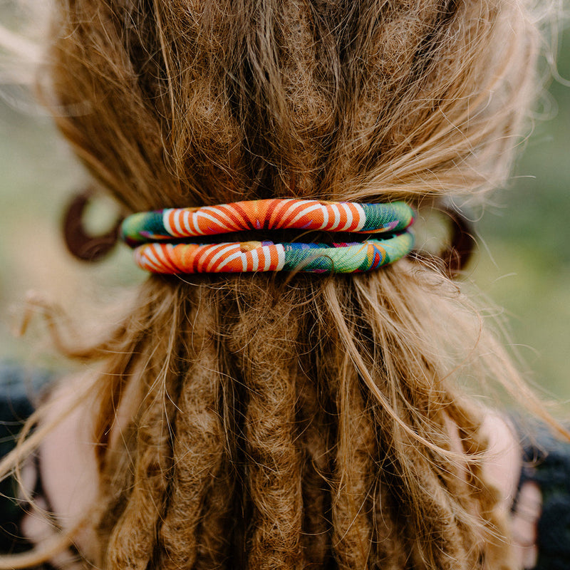 Tropical Rainbow Vegan Spiralocks