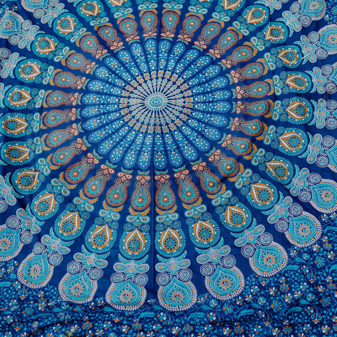 Blue Mandala Throw
