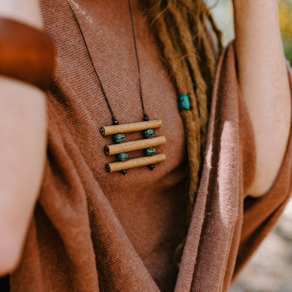 Bamboo Necklace - 3 Rung Ladder