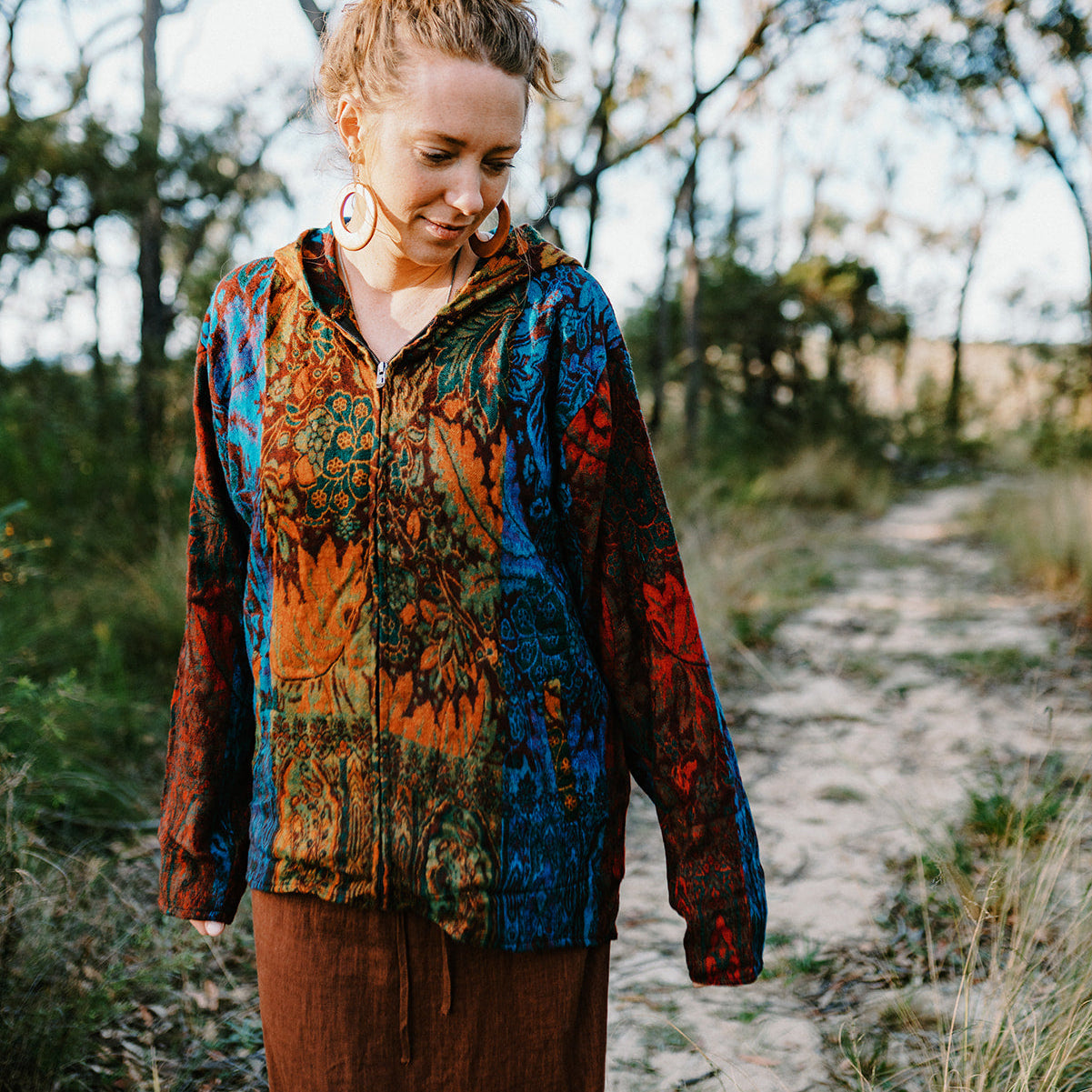 Earthy Hooded Jacket